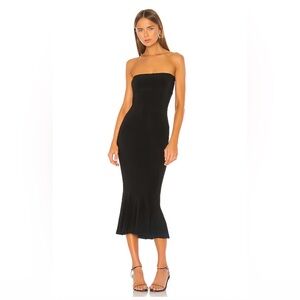 Norma Kamali - Strapless Fishtail Dress in Black - REVOLVE - Small